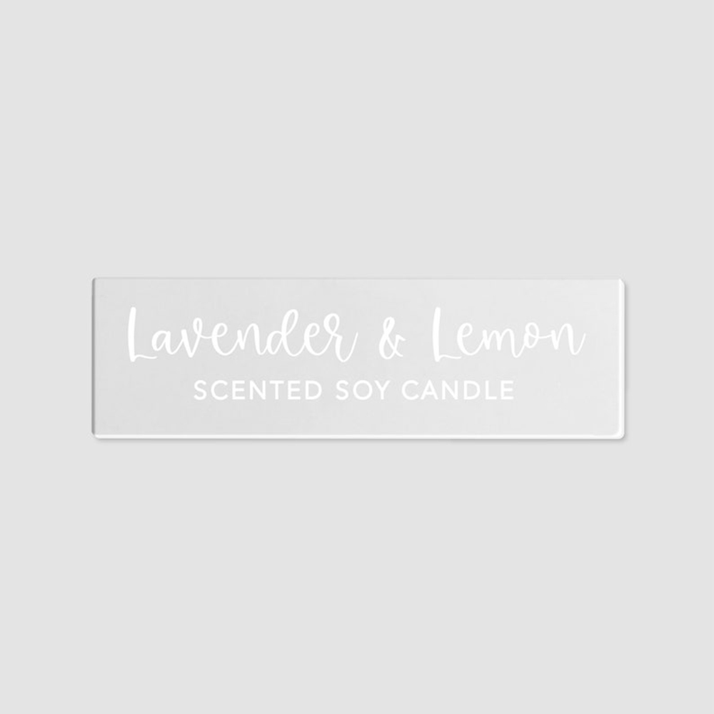50 шт. 45x15 мм персонализиров – обзор и цена Personalised Candle Label